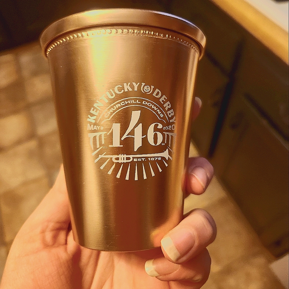 Woodford reserve metal mule cups